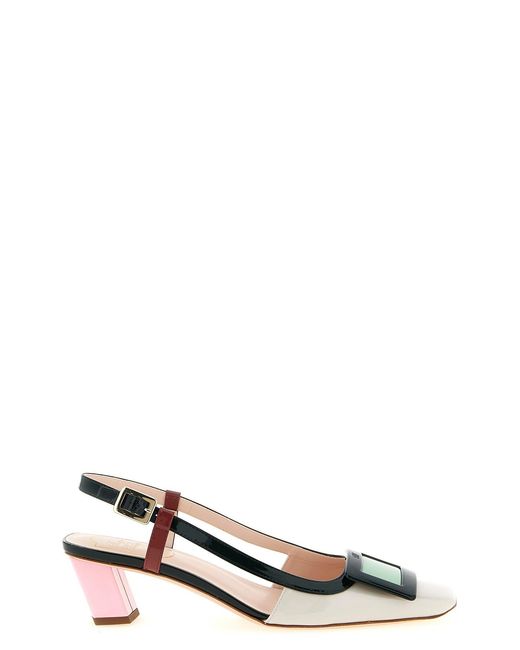 Roger Vivier Multicolor 'belle Viver' Slingback
