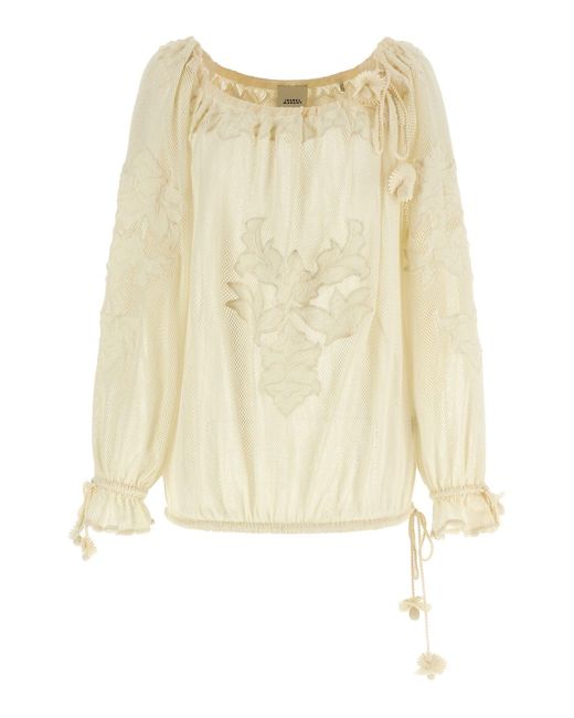 Isabel Marant Natural 'dalyna' Blouse