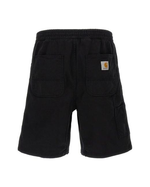 Bermuda 'Flint' di Carhartt in Black da Uomo