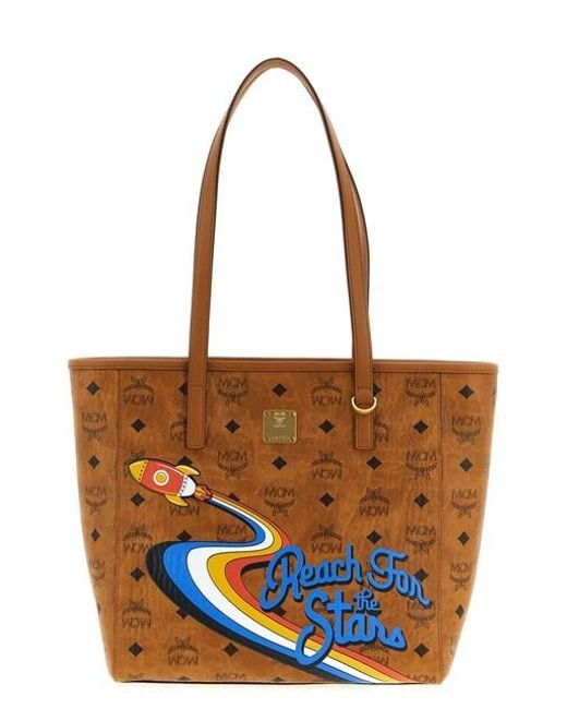 Shopping 'Toni' Piccola di MCM in Blue