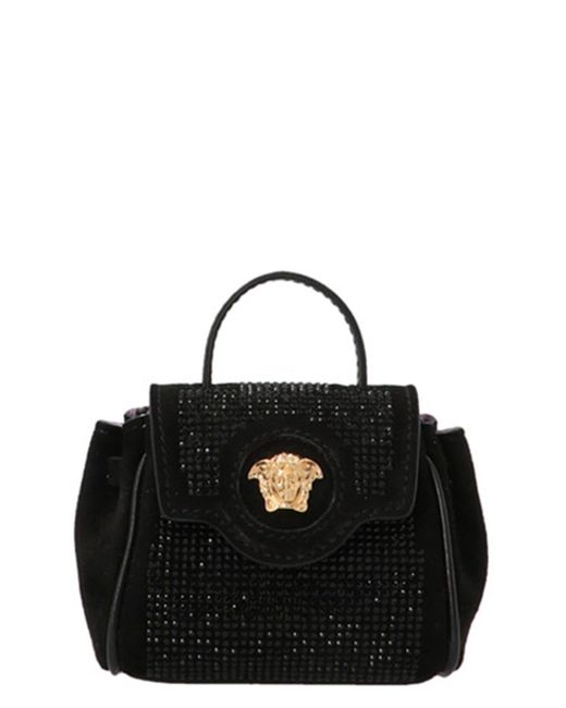 Versace Black Micro 'la Medusa' Handbag