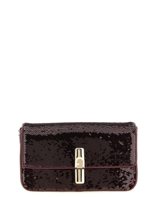 Furla Gray ' Iride' Small Crossbody Bag