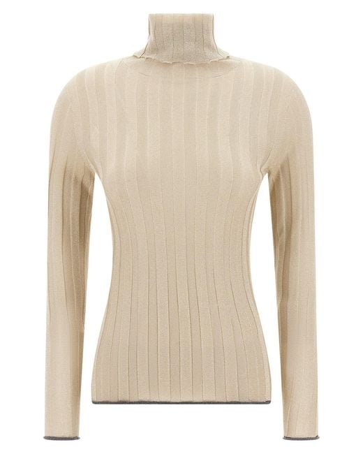 Fabiana Filippi Natural Lurex Sweater