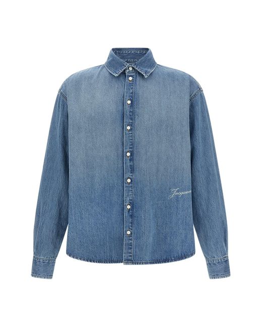 Jacquemus Blue 'la Chemise De-nîmes Simon' Shirt for men
