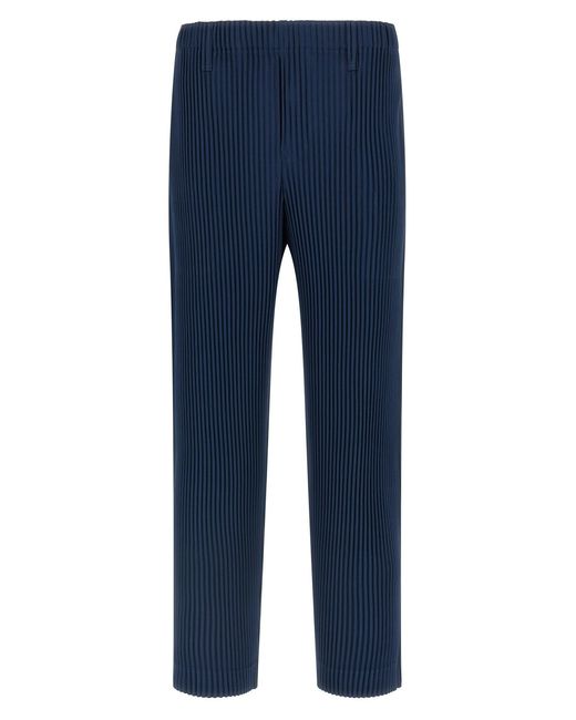 Homme Plissé Issey Miyake Blue 'tailored Pleats 1' Pants for men