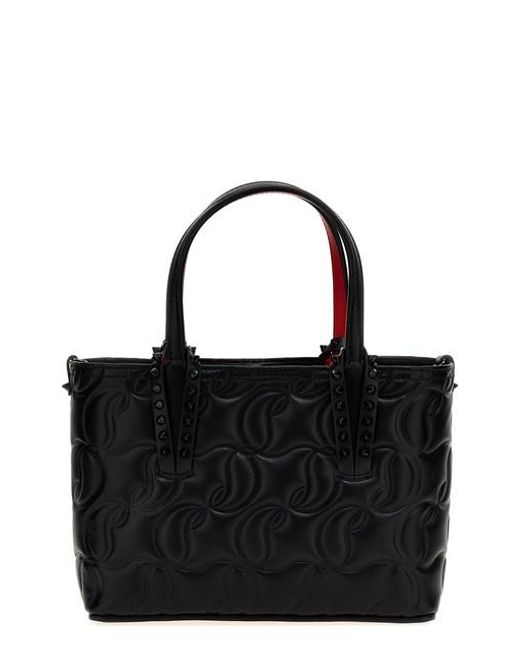 Christian Louboutin Black 'cabata Mini' Handbag for men