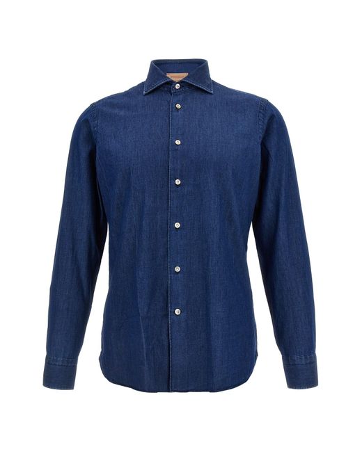 Borriello Blue 'marechiaro' Shirt for men