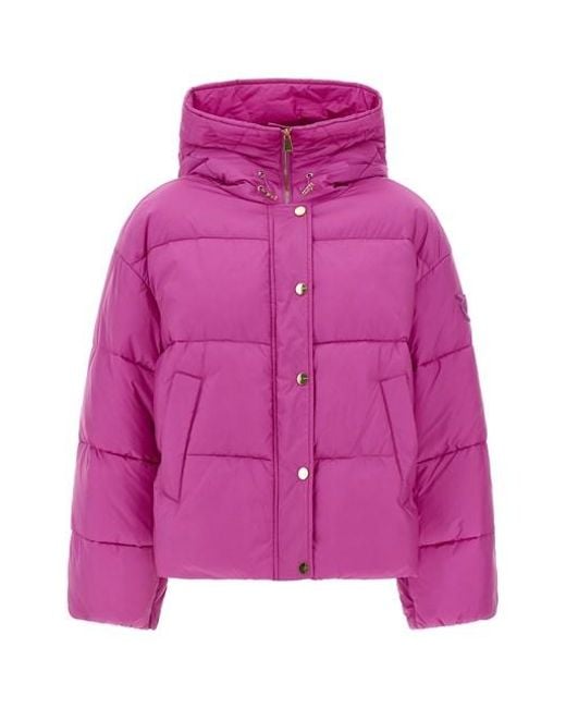 Pinko Women's Pink 'impasto' Down Jacket
