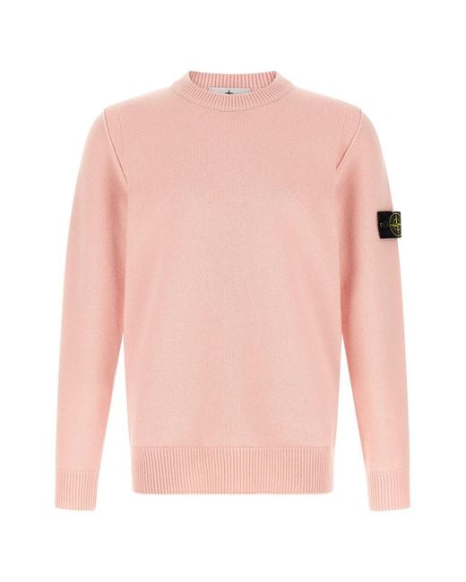Stone Island Pink '5100072' Sweater for men