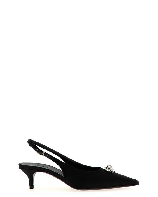 Magda Butrym Black Rosetta Slingback