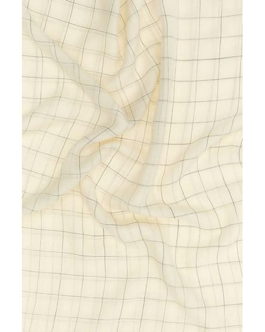 Sciarpa Quadri di Totême  in White