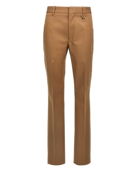 Burberry Brown Straight Pants