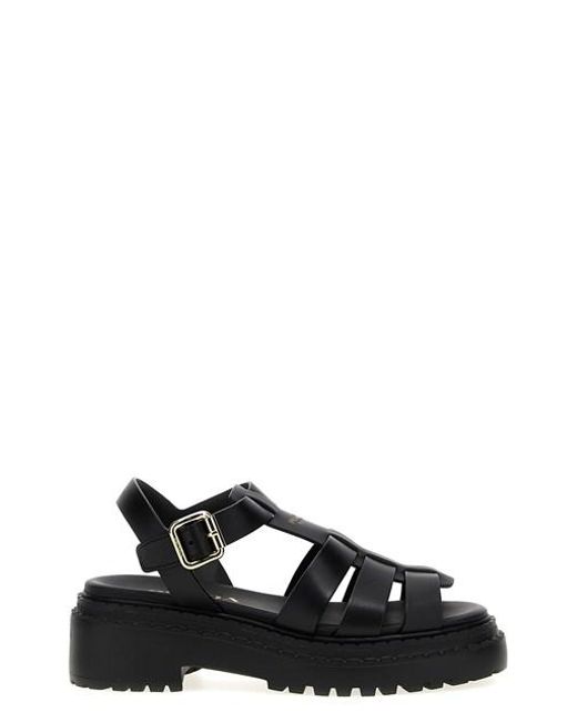 Sandalo 'Monolith' di Prada in Black