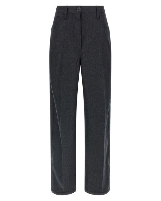 Prada Blue Flannel Pants