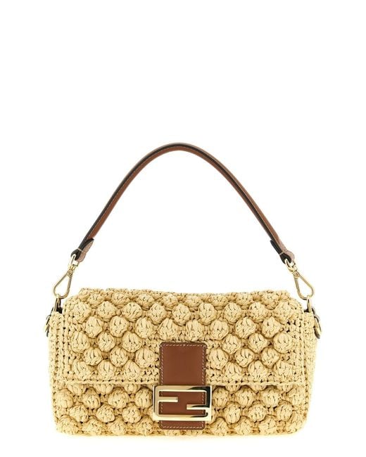 Fendi Metallic 'baguette®' Medium Shoulder Bag