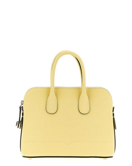 Valextra Metallic 'mylogo' Mini Handbag