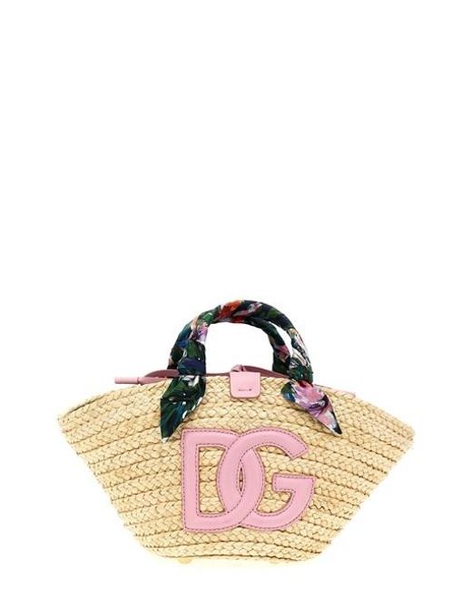 Dolce & Gabbana Pink 'kendra' Small Shopping Bag