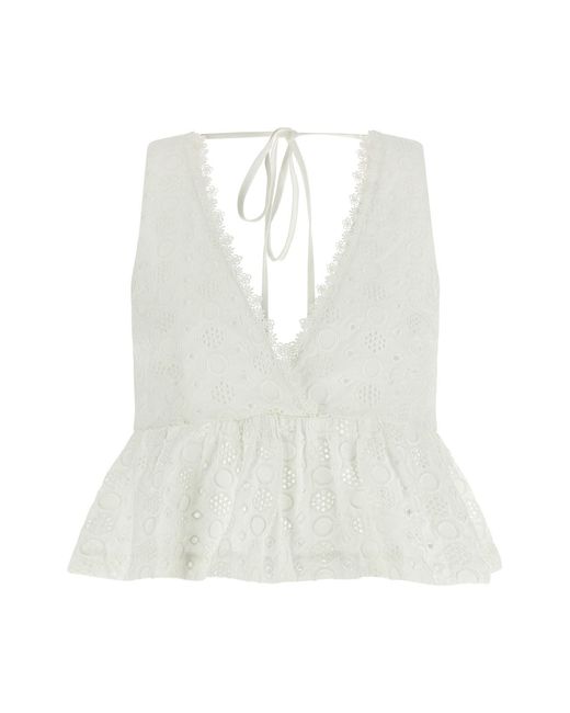 Pinko White 'kiersten' Top