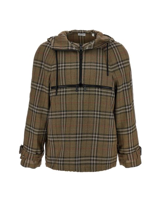 Burberry Green Multilayer Shirt for men