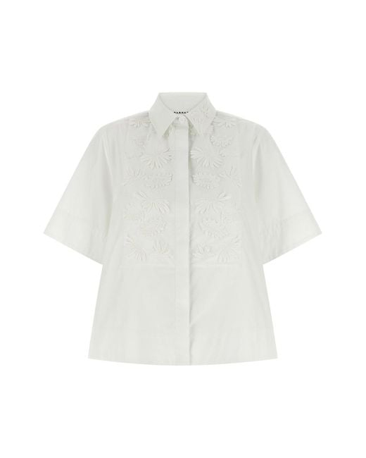 P.A.R.O.S.H. White 'cubo26' Shirt