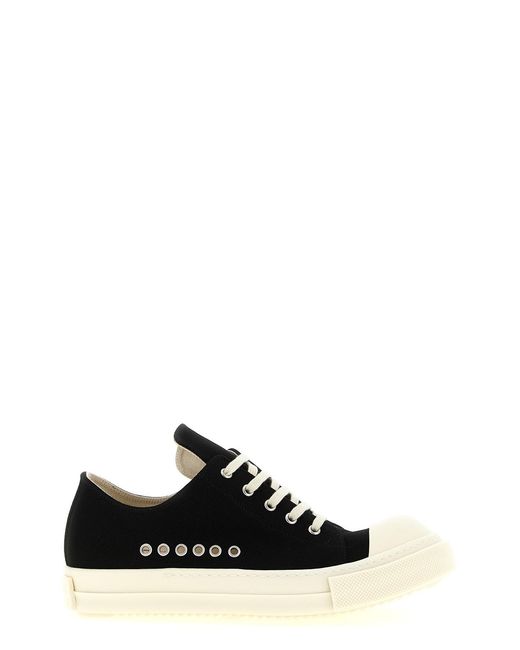 Rick Owens Black 'Extreme Low Sneaks' Sneakers for men