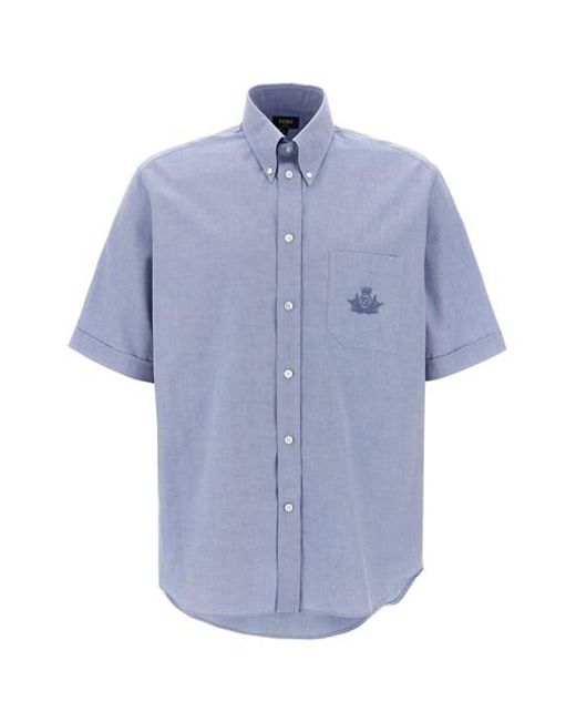 Camicia di Fendi in Blue da Uomo