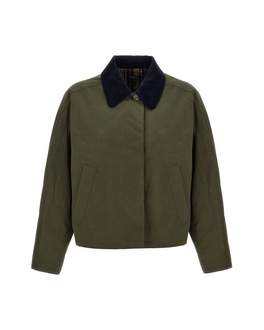 A.P.C. Green 'becca' Jacket