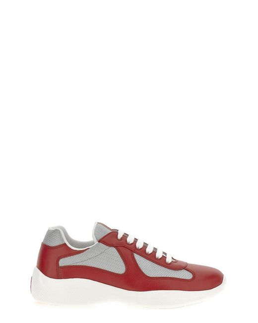Prada Red America's Cup' Sneakers for men