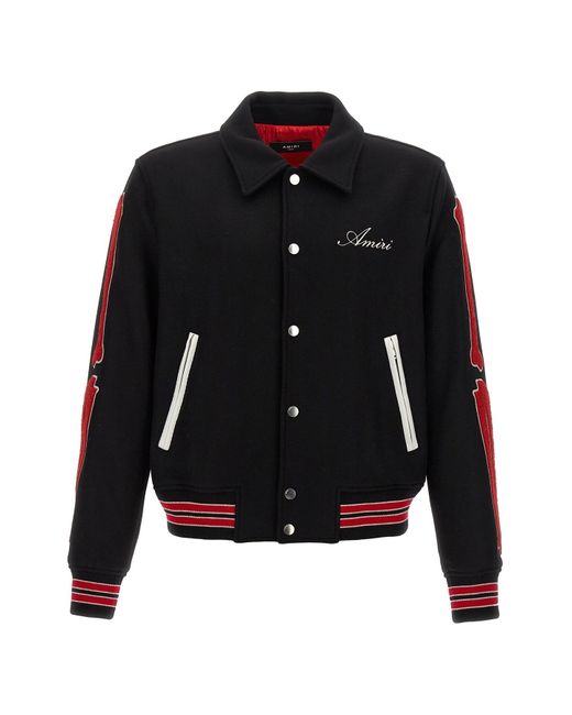 Amiri Black Bones' Bomber Jacket for men