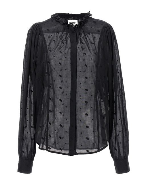 Isabel Marant Black 'terzali' Shirt