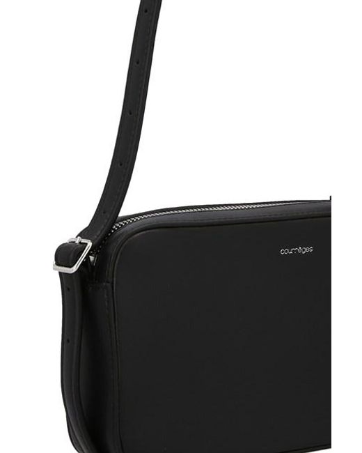 Borsa a spalla 'Racer Baguette' di Courreges in Black