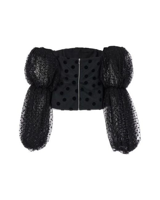 Top mesh pois di Stella McCartney in Black
