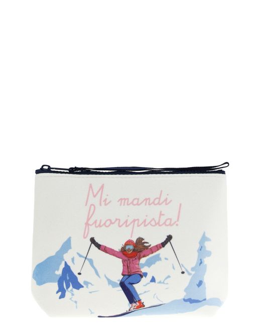 Mc2 Saint Barth White 'aline' Clutch