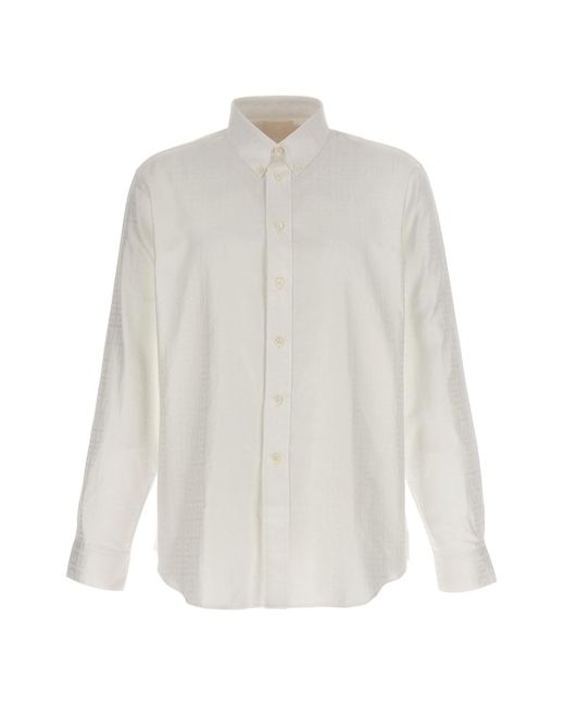 Givenchy White '4g' Shirt for men