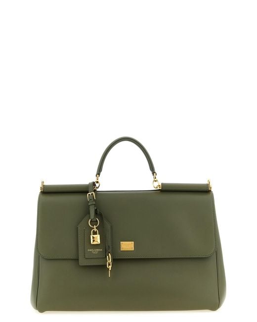 Dolce & Gabbana Green 'my Sicily' Maxi Handbag