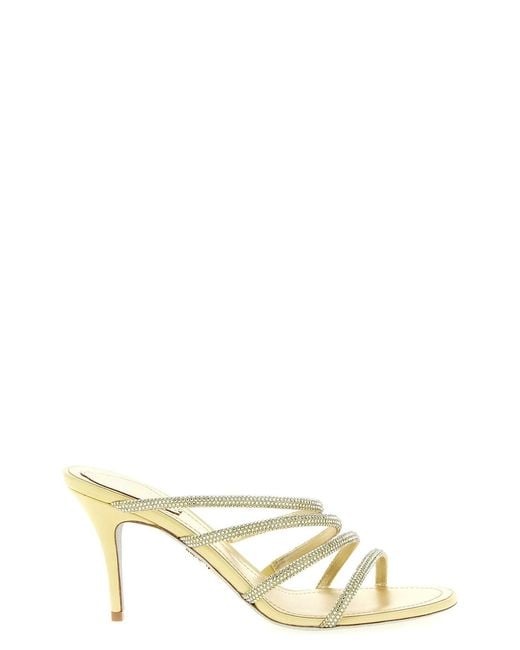 Rene Caovilla Metallic 'Erin' Sandals