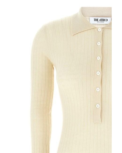 Maglia coste di The Attico in White