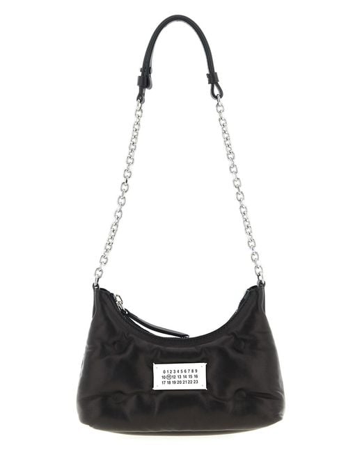 Maison Margiela Black 'Glam Slam Hobo Micro' Shoulder Bag
