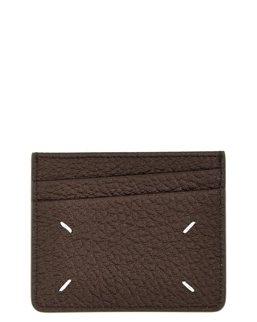 Maison Margiela Brown Slim Card Holder for men