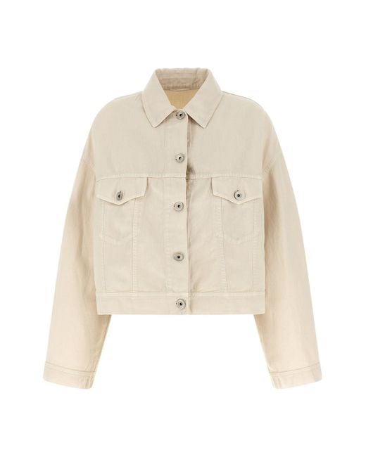 Brunello Cucinelli Natural Linen Cotton Jacket