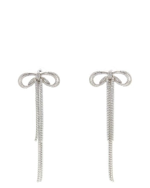 Self-Portrait Multicolor 'double Crystal Bow' Earrings