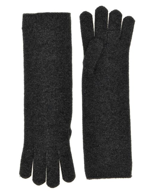 Max Mara Black 'Alaggio' Gloves