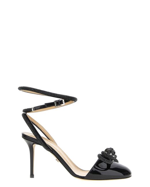 Mach & Mach Black 'double Bow' Pumps