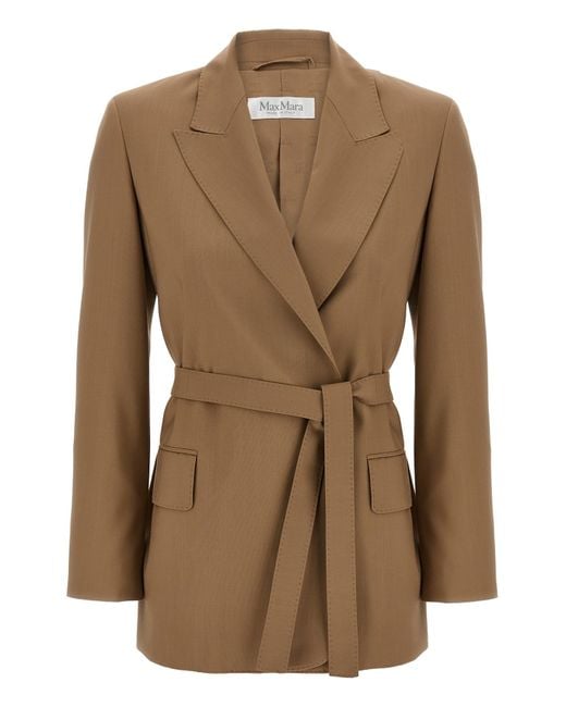 Max Mara Brown 'Talento' Blazer