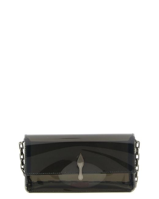 Christian Louboutin Black Clutch With 'bettina Mini' Strap