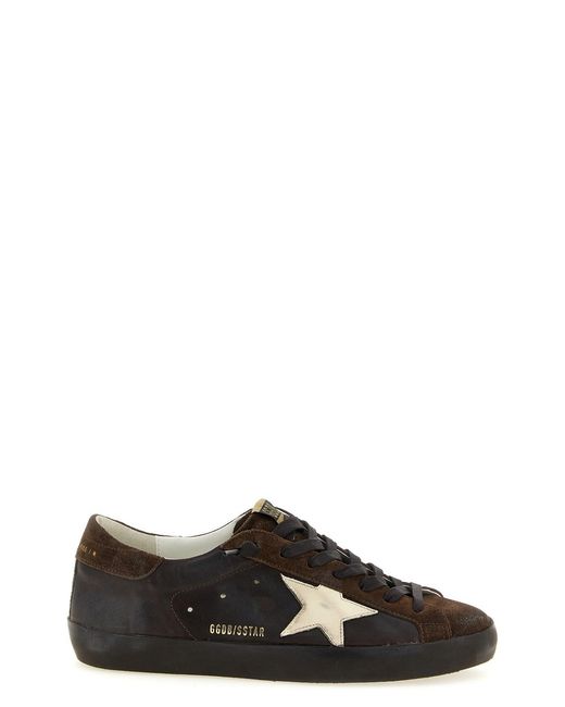 Golden Goose Deluxe Brand Black 'super Star' Sneakers for men