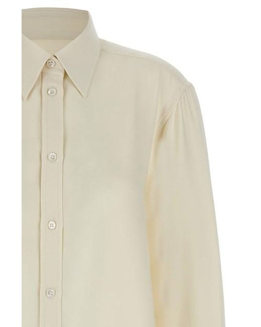 Camicia Cady Seta di Brioni in White