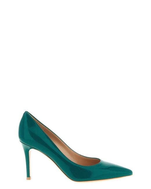 Gianvito Rossi Green 'Gianvito' Pumps