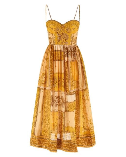 Zimmermann Yellow Lucky Corset Dress