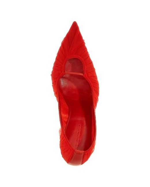 Décolleté tulle di Nensi Dojaka in Red